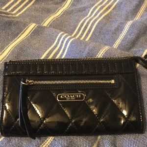 Coach large wristlet